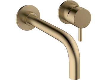 MPRO - 2 hole wall-mounted washbasin mixer by bathroom brands - view 2